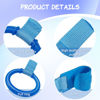 Picture of 4 PCS 4 Colors Plastic Baby Crib Pull Rings Kids Walking Exercises Assistant Stand Up Rings Baby Cot Hanging Rings for Infant Baby Toddler Practice Tool