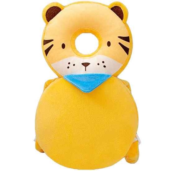 Picture of Baby Walker Head Protector Toddler Adjustable Baby Head Protection Backpack Wear Safety Pad (Cute Tiger)