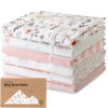 Picture of Organic Burp Cloths Baby Girl, Boy - 6-Pack Large Baby Burp Cloths, Super Absorbent Burping Cloths for Babies, Soft & Plush Cotton Burp Cloth, Spit Up Burp Rags, Newborn Burp Clothes (Sweet Charm)