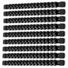 Picture of ALOANES 9 PC ABS Socket Organizer, 3/8 inch, Drive Socket Rail Holders, Heavy Duty Socket Racks, Black Rails with Black Clips