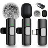 Picture of SmaFun Wireless Lavalier Microphone for iPhone - Android, iPad, Tablets, Bluetooth Mini Microphone with Noise Canceling,65FT Transmission,6H Battery Life, Professional Lapel Mic for Video Recording