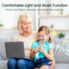 Picture of Electric Nasal Aspirator for Baby, Nose Aspirator for Toddlers, Waterproof Baby Nose Sucker, Nose Cleaner with 3 Silicone Tips, Adjustable Suction Level, Music and Light Soothing Function,Green