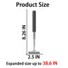 Picture of Car Rearview Mirror Wiper, Retractable Auto Glass Squeegee, Water Cleaner with Telescopic Long Rod, Portable Cleaning Tool for All Vehicles, Universal Automotive Accessories (Grey)