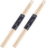 Picture of OIETON 2 Pairs Drum sticks 7A Classic Maple Wood Drumsticks Wood Tip Drumstick for Adults Kids and Beginners