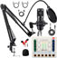 Picture of Podcast Equipment Bundle, BM-800 Podcast Microphone Bundle-Voice Changer with Mic Arm-Studio Condenser Microphone for Phone, PC, DJ, Perfect for Video Recording, Streaming Media, Gaming and Singing