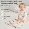 Picture of Unnivoll Baby Sleep Sack 12-18 Months 3 Pack 100% Cotton Lightweight 0.5 TOG Wearable Blanket Baby Sleep Bag with 2-Way Zipper for Newborn Infant Pink Apricot Gray Zebra