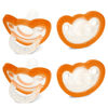 Picture of RAZBABY JollyPop Baby Pacifier Newborn, 0-3m (Orange, 4 Count)