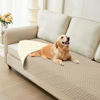 Picture of hyha Waterproof Dog Blanket, Soft Pet Bed Blankets, Waterproof Sofa Couch Cover for Dogs Washable, Reversible Pet Couch Covers for Sofa Furniture (30x70 Inch, Taupe/Beige)