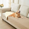Picture of hyha Waterproof Dog Blanket, Soft Pet Bed Blankets, Waterproof Sofa Couch Cover for Dogs Washable, Reversible Pet Couch Covers for Sofa Furniture (30x70 Inch, Camel/Beige)