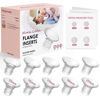 Picture of Nursi Luna Flange Inserts 10PCS 13/15/17/19/21mm for 24mm Flange/Shield of Most Pumps, Flange Sizing Kit Silicone Flange Insert, Breastfeeding Essentials Kit for New Moms