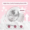 Picture of Nursi Luna Flange Inserts 10PCS 13/15/17/19/21mm for 24mm Flange/Shield of Most Pumps, Flange Sizing Kit Silicone Flange Insert, Breastfeeding Essentials Kit for New Moms