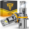 Picture of FAHREN 9007 fog Light Bulbs, 33000LM 900% Brighter, Real Mini Size 6500K Cool White IP68 Waterproof