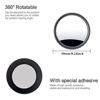 Picture of 2 pcs Blind Spot Mirrors, 2" Round HD Glass Convex 360° Wide Angle Side Rear View Mirror with ABS Housing for Cars SUV and Trucks, Black, Pack of 2