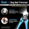 Picture of iToleeve LED Dog Nail Clipper with Light, Illuminates Nails or Bloodline for Safe and Easy Trimmers, Extra Sharp for Thick Nails, Quick Sensor, Avoid Over Cutting Toenail, for Cats & Dogs