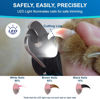 Picture of iToleeve LED Dog Nail Clipper with Light, Illuminates Nails or Bloodline for Safe and Easy Trimmers, Extra Sharp for Thick Nails, Quick Sensor, Avoid Over Cutting Toenail, for Cats & Dogs