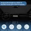 Picture of Windshield Sun Shade for Hyundai Tucson Accessories Window Sunshade Fit 2024 2023 2022 Hyundai Tucson Front Window Shade Sun Visor Blocks UV Keep Car Cooler