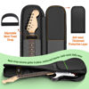 Picture of CAHAYA Electric Guitar Bag Gig Bag 0.3in Thick Padding Backpack Soft Electric Guitar Case Green CY0293