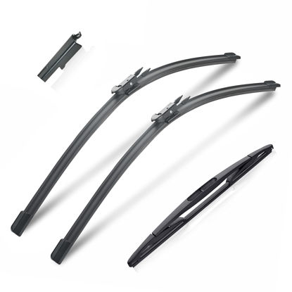 Picture of BERG REGEN 3 Wipers 20" 20" with 12E Rear Windshield Wiper Blades Replacement for Ford Escape 2008 2009 2010 2011 2012 Wiper Blades for My Car