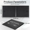 Picture of UYYE Lichee Pattern 2-Pack Documents Registration and Insurance Holder, Print Patterns Car Glove Box Organizer Wallet, Car Interior Accessories for Car, Truck, SUV and Other Vehicle (Lichee Black)
