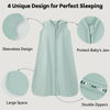 Picture of Unnivoll Baby Sleep Sack 12-18 Months 3 Pack 100% Cotton Lightweight 0.5 TOG Wearable Blanket Baby Sleep Bag with 2-Way Zipper for Newborn Infant Excavator