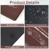 Picture of UYYE Lichee Pattern 2-Pack Documents Registration and Insurance Holder, Print Patterns Car Glove Box Organizer Wallet, Car Interior Accessories for Car, Truck, SUV and Other Vehicle (Lichee Brown)