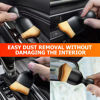 Picture of Blilo Car Interior Detailing Brush, Auto Soft Hair Cleaning Brushes, Scratch Free Curved Dirt Dust Collectors, Removal Tool for Vehicle Dashboard Air Conditioner Vents Leather Computer (Deep Purple)