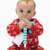 Picture of Cool Remote Game Control Teething Toy for Babies 0-6 6-12 Months,Game Controller Teether for Gamer Parents,Baby's First Valentines Day Gifts,Silicone Remote Chew Toys（Blue