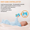 Picture of Cool Remote Game Control Teething Toy for Babies 0-6 6-12 Months,Game Controller Teether for Gamer Parents,Baby's First Valentines Day Gifts,Silicone Remote Chew Toys（Blue