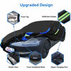Picture of Avecrew Car Cover for Tesla Model 3 2017-2024, Custom Fit Full Exterior Cover with Charging Port and Breathable Ventilation Mesh, Waterproof All Weather Outdoor Rain Snow Sun Protection Cover