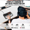 Picture of M-Wave 25 Key USB MIDI Keyboard Controller With 8 Backlit Drum Pads, Bluetooth Semi Weighted Professional dynamic keybed 8 Knobs and Music Production,Software Included (classics) K5