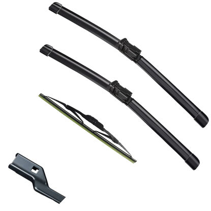 Picture of 3 Factory Wiper Blades Replacement for Terrain Equinox Chevrolet Equinox 2010-2017 Original Equipment Windshield Wiper Blades Set - 24"/17"/13" (Set of 3) Top Lock