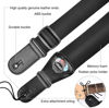 Picture of LEKATO Bass Guitar Strap for Electric Guitar & Bass 3" Wide Guitar Straps Padded Bass Guitar Strap Adjustable Length from 38" to 47" Bass Guitar Straps with Pick Holder 2 Safety Strap Locks & 6 Picks