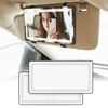 Picture of JOYTUTUS Car Sun Visor Vanity Mirror, Car Vanity Mirror With Lights, Makeup Mirror with 3 Light Modes & 60 LEDs, Rechargeable Car Mirror Dimmable Touch Control Travel Makeup Mirror for Car Truck SUV