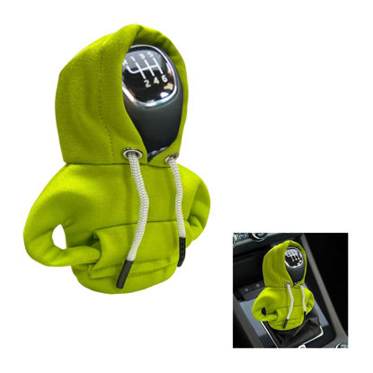 Picture of JOYCOURT Car Gear Shift Hoodie, Fashionable Gear Shift Knob Cover, Mini Hoodie for Auto Shifter, Auto Interior Cute Gadgets, Universal Car Decoration Accessories