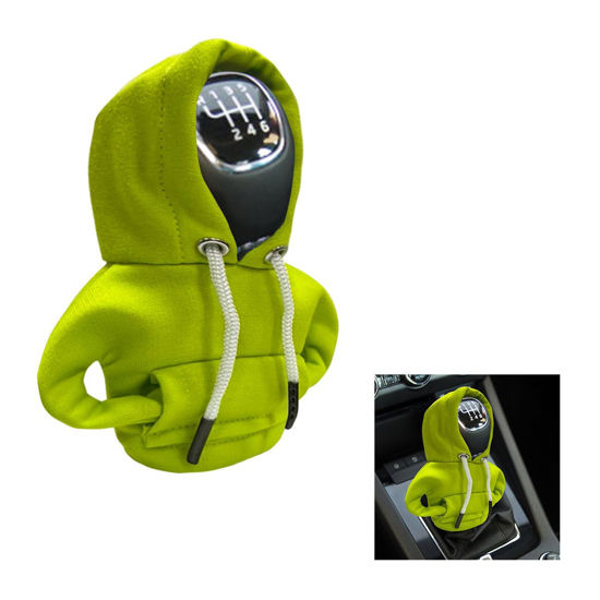Picture of JOYCOURT Car Gear Shift Hoodie, Fashionable Gear Shift Knob Cover, Mini Hoodie for Auto Shifter, Auto Interior Cute Gadgets, Universal Car Decoration Accessories