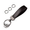 Picture of Turcee Leather Car Keychain,Creative Personality Leather Car Key Fob,Car Accessories Universal Key Fob Keychain for Men and Women (Black)