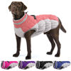 Picture of OUOBOB Large Dog Coat,XXLarge Dog Winter Coat,Waterproof Dog Jacket with Back Zipper,Extra Large Dog Coat,Warm Fleece,Dog Jacket with D-Ring,Windproof Dog Winter Clothes Golden Retriever Pink