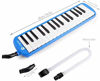 Picture of Vangoa 32 Key Melodica, Musical Instrument Air Piano Keyboard, Melodicas with Carrying Bag, Pianica Double Mouthpieces, Wipe Cloth, Key Stickers, Long Tubes (Blue)