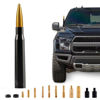 Picture of BJSIA Upgrade Universal Car Antenna Compatible with Ford, Dodge, Chevrolet, GMC, Jeep, Toyota Truck Antenna - Made of Rugged Billet and Aluminum, Yellow, Car Accessories