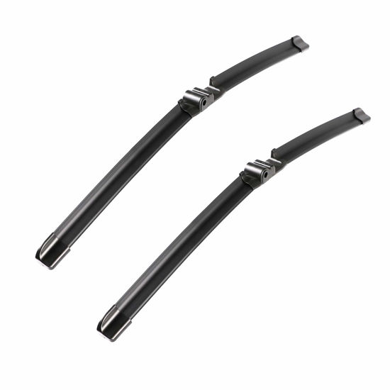 Picture of 2 Wipers Factory Replacement For VW Volkswagen Touareg 2004-2007,Porsche Cayenne 2003-2006 Original Equipment Windshield Wiper Blades Set - 26"+26" Side Lock (Set of 2) Not for J HOOK
