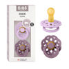 Picture of Bibs Pacifiers 0-6 Months | Boheme Collection 2-Pack | BPA-Free Round Natural Rubber Nipple | Made in Denmark | Violet Sky/Mauve Color Pacifier