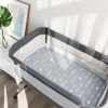 Picture of Baby Bassinet Sheets 4 Pack Compatible with 33" x 20" Mika Micky, Baby Delight, Dream On Me, AMKE and Other Rectangle Bassinet Mattress, Ultra Soft & Skin Friendly, Washer & Dryer