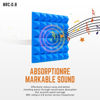 Picture of SAIQIANG Sound Proof Foam Panels for Walls 2"×12"×12" High-Density - Soundproof Wall Panels Sound Absorbing - Sound Proof Panels for Walls for Noise Absorbing Canceling -Blue(24 Pack Pyramid)