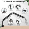 Picture of Microphone Boom Arm,Aokeo AK-45 Desk Adjustable Compact Mic Suspension Boom Scissor Arm Stand For Blue Yeti,Snowball iCE, HyperX QuadCast,SoloCast,Elgato Wave,Etc