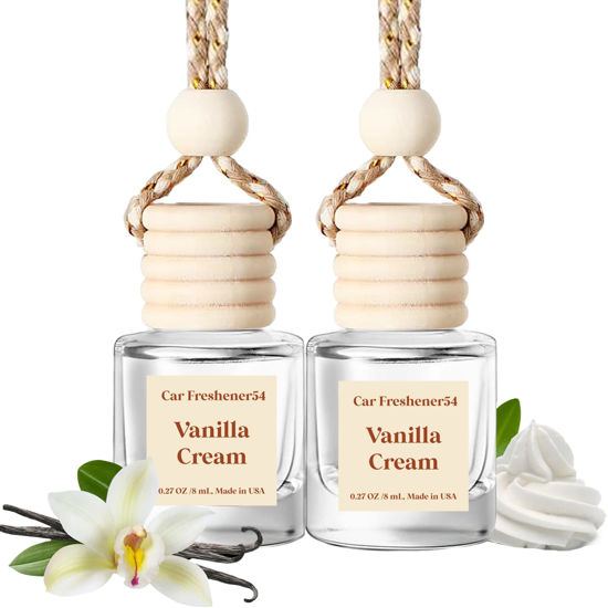 Picture of Burst Bird Car Air Freshener Hanging, Vanilla Cream Fragrance Oil Air Diffuser for Car, Long Lasting Car Air Fresheners, Made in USA (2 Pack)