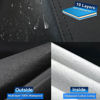 Picture of Holthly 10 Layers Sedan Car Cover Waterproof All Weather for Automobiles,100% Waterproof Outdoor Car Covers Rain Snow UV Dust Protection. Custom Fit for BMW 3 Series Mercedes C Class Audi A4 A5, etc
