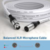 Picture of EBXYA XLR Cable 10 Ft 2 Packs - Premium Microphone Cable Patch Speaker Cable 3-Pin XLR Male to Female, White