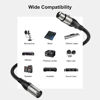 Picture of EBXYA XLR Cable 35ft 2 Packs - Premium Balanced Microphone Cable with 3-Pin XLR Male to Female Mic Speaker Cable, Black