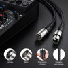 Picture of EBXYA XLR Cable 75ft 2 Packs - Premium Balanced Microphone Cable with 3-Pin XLR Male to Female Mic Speaker Cable, Black