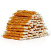 Picture of MON2SUN Dog Treats, 5 Inch Rawhide Twist Chicken Hide Sticks, Suitable for Puppy and Small Dogs, 5 Inch (Chicken, Pack of 75)